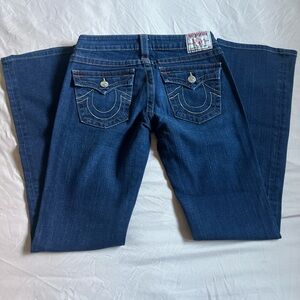 True Religion Dark Blue Flare Jeans